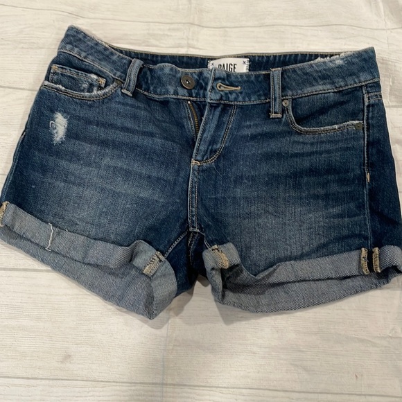 Paige Jimmy Jimmy size 25 cuffed EUC short - Picture 1 of 4